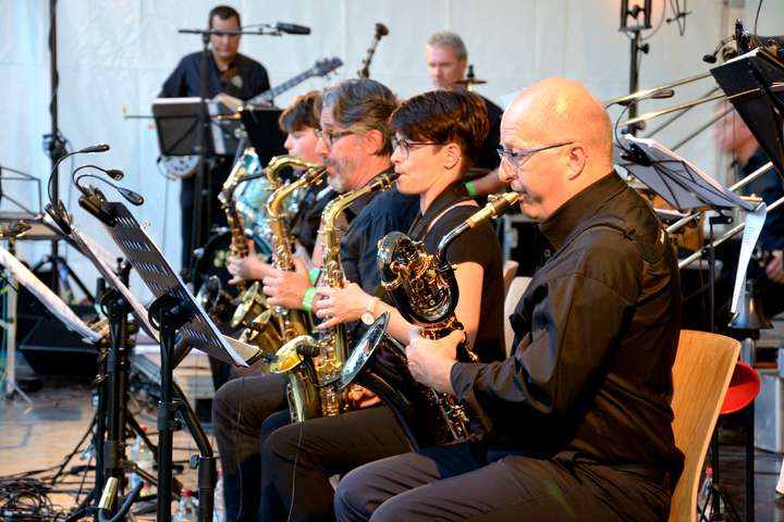 Parkfest Krauchenwies HM-Bigband Halberstunger Musikanten Sinzheim Halberstung Baden-Baden Bigband Musik