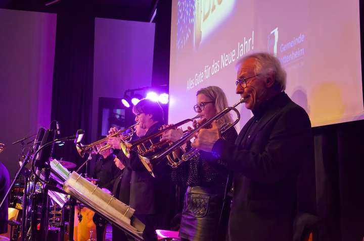 Neujahrsempfang Dettenheim HM-Bigband Halberstunger Musikanten Sinzheim Halberstung Baden-Baden Bigband Musik