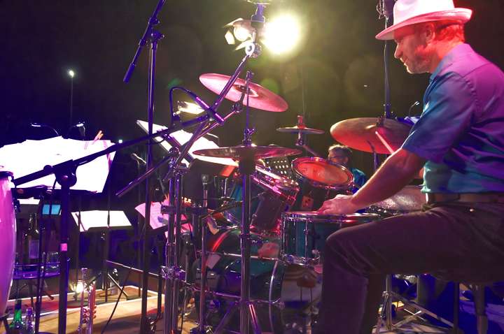 Freilichtbühne Neuweier HM-Bigband Halberstunger Musikanten Sinzheim Halberstung Baden-Baden Bigband Musik